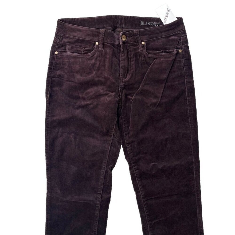 BLANKNYC Womens Brown Skinny Corduroy Pants Size 30 Stretch 5 Pocket Classic - Picture 7 of 15